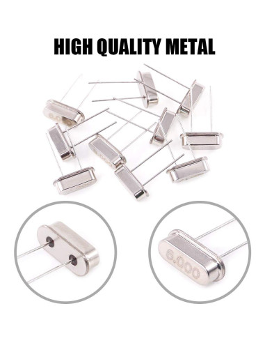 Kit Surtido 60Pcs Osciladores de Cristal Glarks 4-24MHz