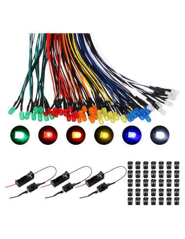 Kit de Luces LED 12V Saysurey 63 Piezas para Manualidades