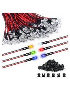 60 Luces LED 12V 5mm Tmyjfjingxi Pre Cableadas 20cm