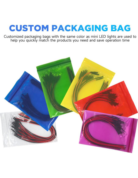 60 Luces LED 12V 5mm Tmyjfjingxi Pre Cableadas 20cm