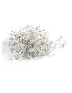 Diodo Emisor de Luz LED uxcell 70 Piezas 5mm Blanco