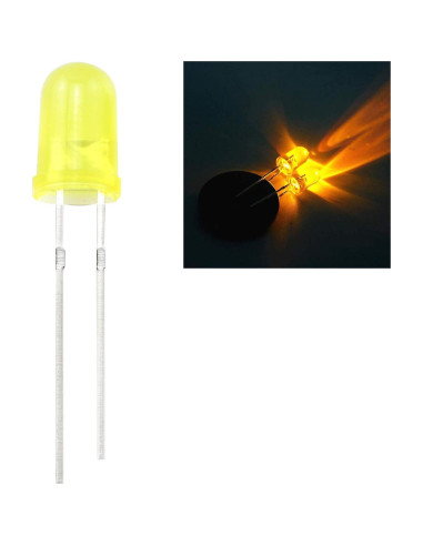 Kit 200 Diodos LED 5mm Surtido 5 Colores ZZHXSM