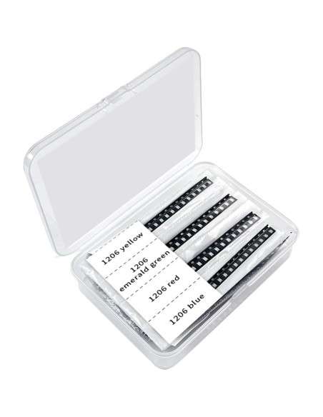 Kit de 400 LEDs SMD 20 tipos 1210 1206 0805 0603 VANXY