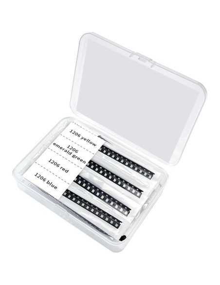 Kit de 400 LEDs SMD 20 tipos 1210 1206 0805 0603 VANXY