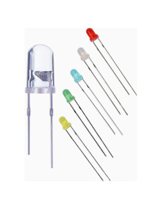 Kit 50 Diodos LED 5mm Brilinker 20mA 6V-13V Proyectos DIY