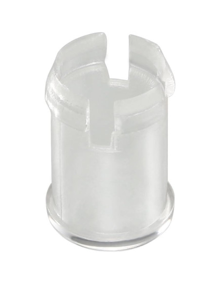 Portalámpara LED 50 Pcs uxcell Soporte Plástico 5mm