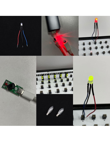 Kit 50 Diodos LED 5mm Brilinker 20mA 6V-13V Proyectos DIY