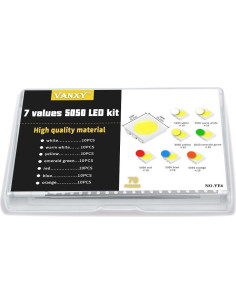 Kits de LED SMD 5050 70Pcs 7 Colores VANXY 2