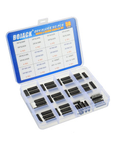 Kit de Chips Lógicos BOJACK 50 Pcs SN74LS y SN74HC 2