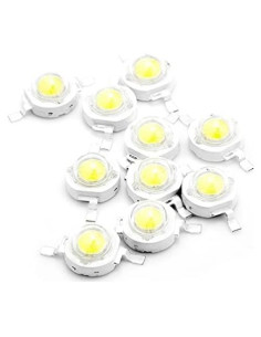 Chip LED Chanzon 10 Pcs 3W Blanco 6000K-6500K 280LM