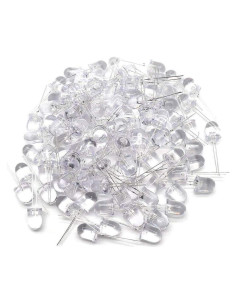 100 Diodos LED Blancos 10mm Yootop para Proyectos DIY