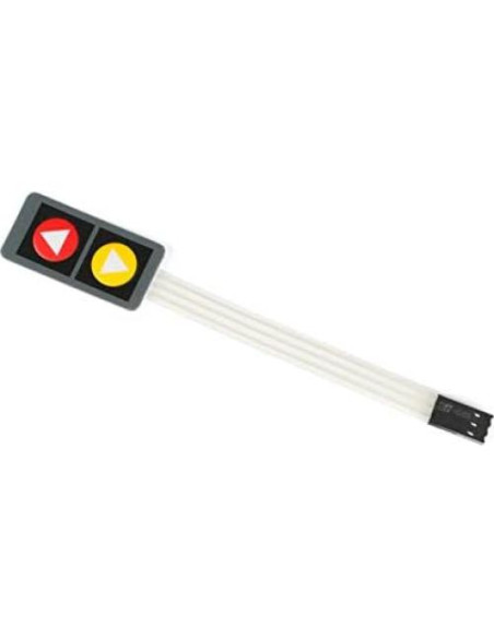 5 Piezas Interruptor de Membrana JESSINIE 2 Teclas 40x20mm