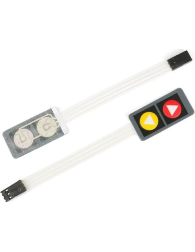 5 Piezas Interruptor de Membrana JESSINIE 2 Teclas 40x20mm