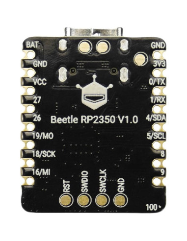 Placa de Desarrollo Mini IoT DFROBOT Beetle RP2350 150MHz