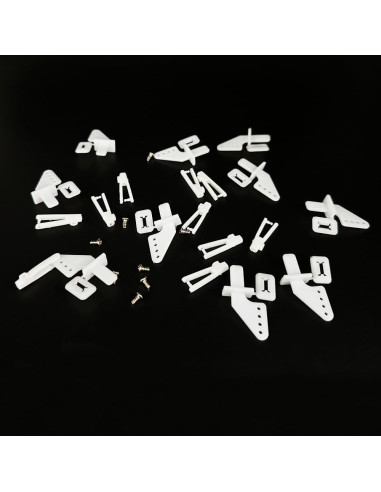 20 Ganchos de Control Plástico URIMPAVIDO para Modelos RC