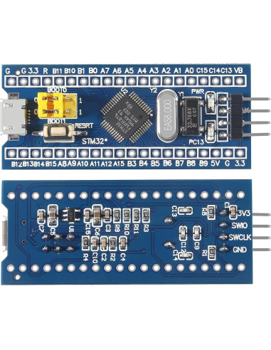 Placa de Desarrollo Alinan STM32F103C8T6 6 Piezas ARM 32