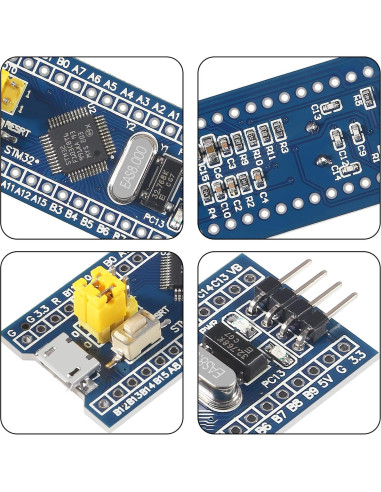 Placa de Desarrollo Alinan STM32F103C8T6 6 Piezas ARM 32