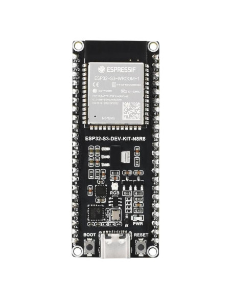 Placa de Desarrollo Waveshare ESP32-S3 2.4GHz Wi-Fi USB-C Placa de Desarrollo Waveshare ESP32-S3 2.4GHz Wi-Fi USB-C