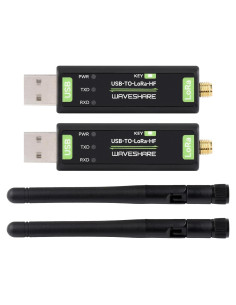 Módulo USB a LoRa Waveshare SX1262 2PCS - Transferencia de Datos