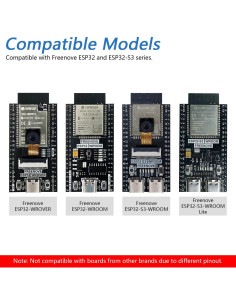 Placa de Expansión Freenove para ESP32/S3 con Salidas 5V y 3.3V 2