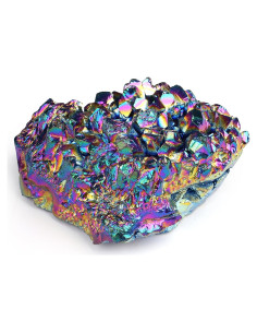 Geoda de Cristal Natural ZHIYUXI 50-70g Decoración Reiki