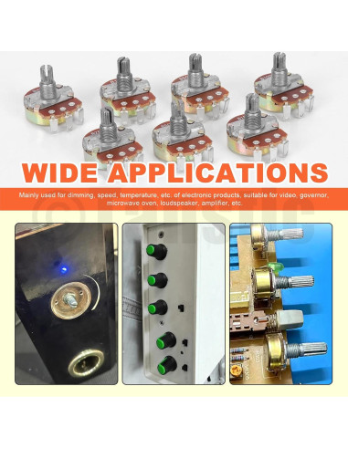 Conjunto de Potenciómetros de Guitarra Tanstic WH138 14 Piezas