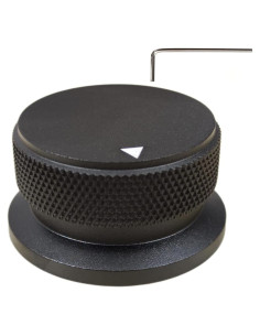 Perilla de Potenciómetro Aluminio Szliyands 34x20mm Negro