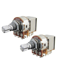 Potenciómetros de Guitarra FLEOR Push Pull A500K 15mm