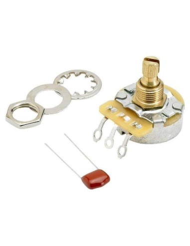 Potenciómetro Fender 250K Sin Carga Eje Dividido 9.53mm