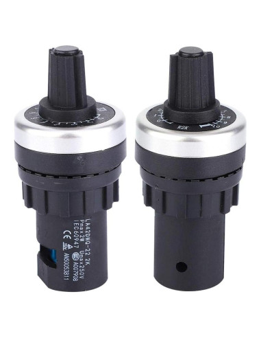 Potenciometro LA42DWQ 22mm 2K Panel VSD VFD Carbono