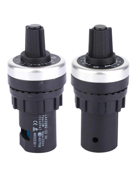 Potenciometro LA42DWQ 22mm 2K Panel VSD VFD Carbono