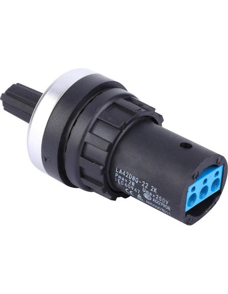 Potenciometro LA42DWQ 22mm 2K Panel VSD VFD Carbono