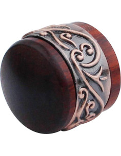 Perillas de Control de Potenciómetro Guyker 3 Pcs Sándalo Rojo 6mm 2