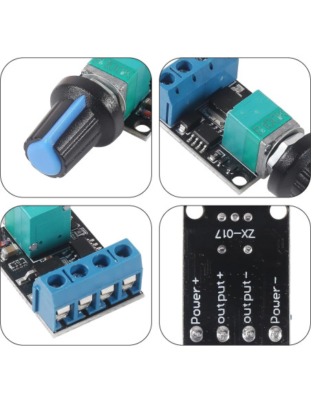 Controlador de Velocidad PWM 10A 5-16V XIITIA para Motor CC