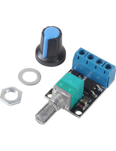 Controlador de Velocidad PWM 10A 5-16V XIITIA para Motor CC