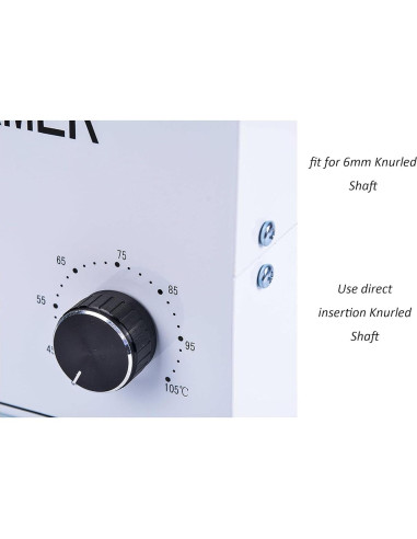 11 Perillas de Control Rotativo Metal Negro 17mm para Audio