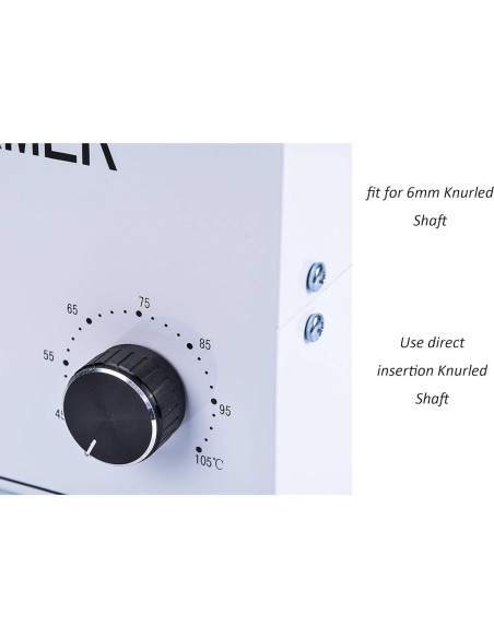 11 Perillas de Control Rotativo Metal Negro 17mm para Audio