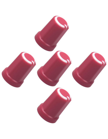 20 Perillas de Control Plástico DIKAVS 6mm para Guitarra