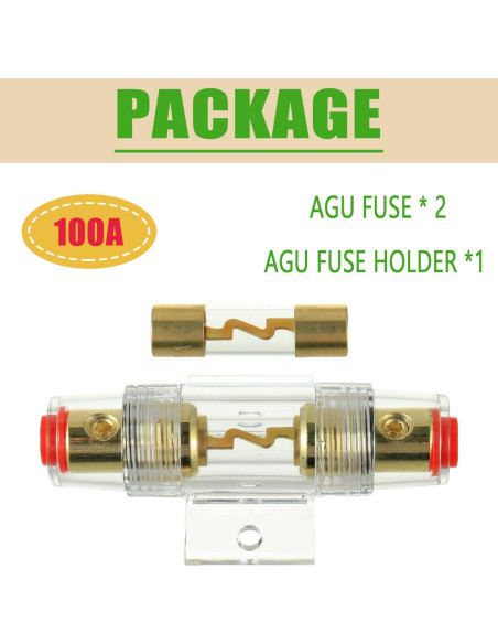 Soporte de Fusible AGU SIGANDG 100A Impermeable para Coche