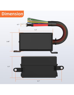 Caja de Relé 12V DAIERTEK 6 Vías Pre-Cableada Impermeable 2