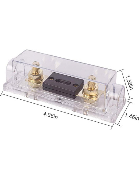 Fusible ANL Renogy 40A con Soporte y Protección Completa