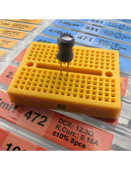 Kit de Inductores 20 Valores 160 Pcs 1uH a 10mH 1A Manufacturing