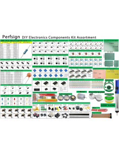 Kit Completo de Componentes Electrónicos DIY Perfsign 2300 Piezas 2