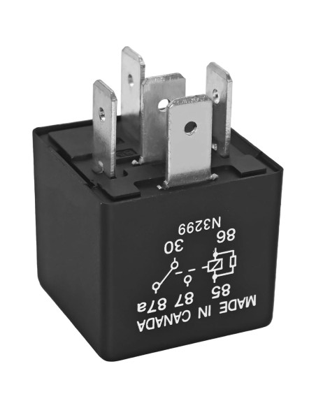 Relé Automotriz Casalytics 40A 12VDC 5 Pines para Ford - Paquete de 4
