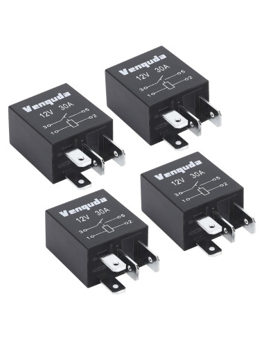 Relé Automotriz 4 Pines 12V 30A Zhenbaoshop Universal
