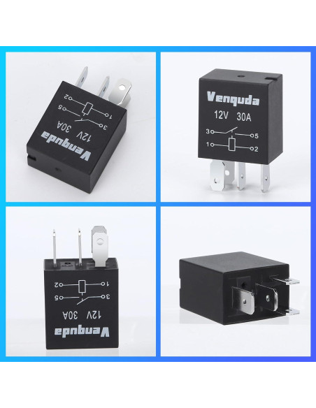 Relé Automotriz 4 Pines 12V 30A Zhenbaoshop Universal