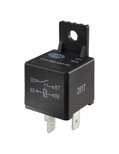 Relé Automotriz HELLA 12V 30A SPST Micro Plug