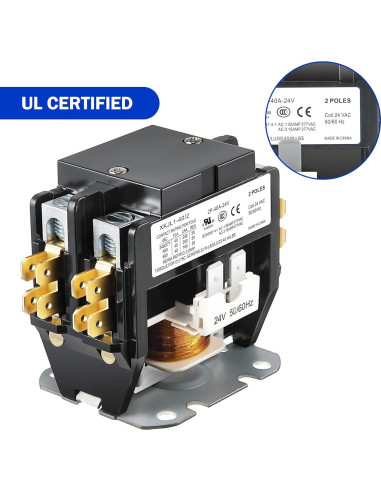 Contactor Dreyoo 24V 40A 2 Polos para Aire Acondicionado