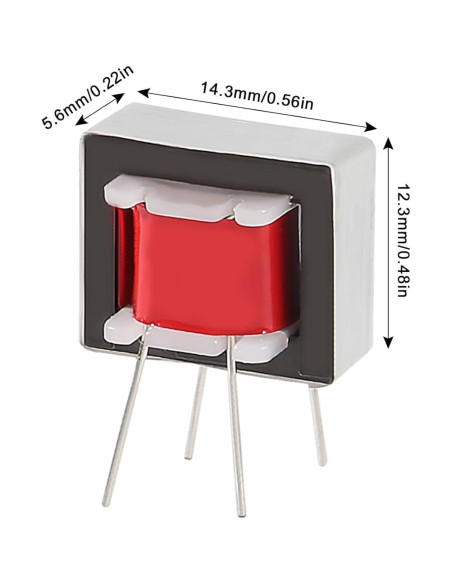 10 Transformadores de Audio EI-14 600 Ohm Aislamiento Alta Eficiencia