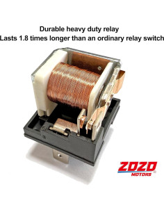 Kit de Relé de Ventilador Eléctrico MAXCOOLING 40A con Termostato 2